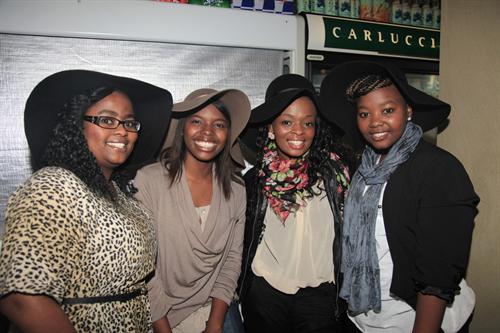 Marie Claire green and glam lunch