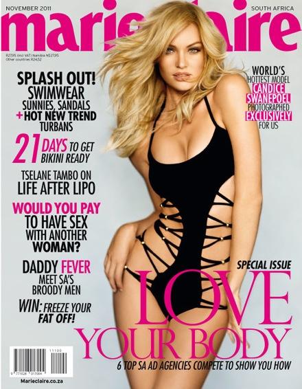 Russell James (Photographer)
Candice Swanepoel (Model)