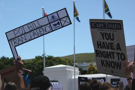 Black Tuesday protest against POIB