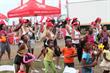 Virgin Active aid station at the Ironman 70.3