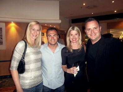 Karen O’Connor, Ryan O’Connor (KFM DJ) , Alex Hulley (Marketing Manager Puma SA), Paula Hulley.