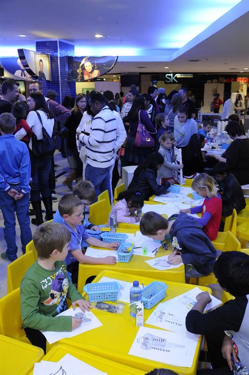 Cresta Shopping Centre - colouring in area