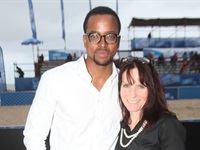 Maps Maponyane and Innovation Commercialisation Manager Hillary Jameson
