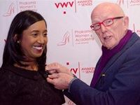 Koo Govender getting pinned by Gordon Cook at the launch