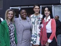 Sune Kotze from Rooi Rose; The Maslow’s Public Relations manager, Keletso Kowa; Miss South Africa 2014, Rolene Strauss, and Dejane Poil, Caxton Magazines: Print Group Marketing Manager.