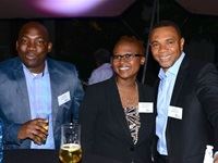 David Maila, Precious Nkabinde and Jerry Sawyer of Weber Shandwick Africa