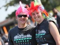 Fun, carnival atmosphere.