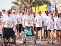 Members of The Multiple Sclerosis Society took part in the 5km.