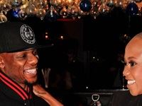 Slikour and Nomuzi share a smile