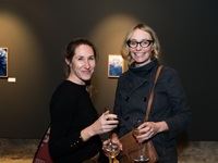 Smith-JuneOpening2015-38- Janieke Van Nugteren and Karen Robertson