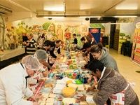 Sasko Bread team preparing the sandwiches