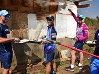 Rob Walter, Albie Morkel and Henry Davids