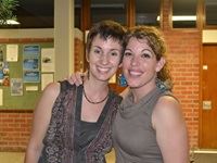 Katie Huston (DG Murray Trust) and Jade Jacobsohn (Nal’ibali)