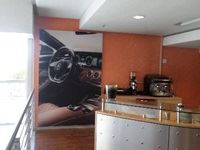 Frames and fabric prints- Mercedes dealership rebranding by Clarion