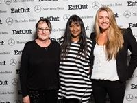 Abigail Donnelly of Eat Out, Theshni Chellan of Mercedes-Benz and Aileen Lamb of Eat Out