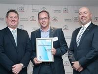 2_Derek Leach (TFS); Mark Smyth (Road Safety Award Winner); Bernard Hellberg (SAGMJ)
