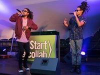 1Dreadlocked duo Jdubz and J Carter continue to bring the heat to the evening with their energy-fuelled collaborative performance.