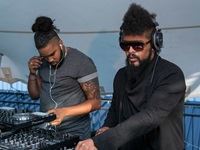 DJs JJ Fresh and Lord Veezus kick off the evening with an hour of personalised hip hop and R_B hits