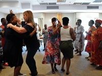 Nothing beats a sisterhood dance before starting with presentations.