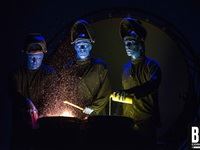 Opening night for Blue Man Group - Cape Town