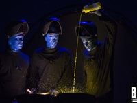 Opening night for Blue Man Group - Cape Town