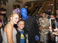 Opening night for Blue Man Group - Cape Town
