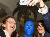 Opening night for Blue Man Group - Cape Town