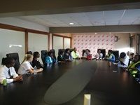 TPT hosts high school learners on Cell C Take a Girl Child to Work Day