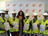 TPT hosts high school learners on Cell C Take a Girl Child to Work Day