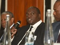 Amon Malulke from the Urban Agriculture programme and Bambanani Food and Herb Garden Cooperative