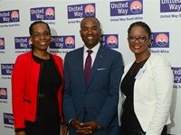 L-R Ann-Marie Hosang (Eli Lilly), Albert White (Eli Lilly Foundation) and Belinda Bhoodoo (Eli Lilly)