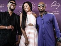 David Tlale, Bonang Matheba and Tbo Touch