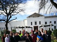 Students at KWV head office