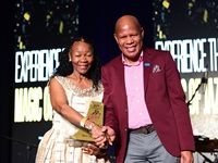 Letta Mbuli and Mncedisi Ndlovu