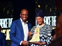 Tshiamo Sedumedi and Brenda Sesane