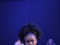 Nomzamo wearing Cleo Droomer - Style By SA design