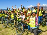 Qhubeka hands over bikes in Paarl