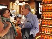 Caroline Sirois, Founder of Coco Safar speaks with guest.