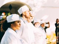 Families compete in the Spur Secret Tribe Cook-Off