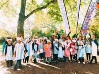 Families compete in the Spur Secret Tribe Cook-Off