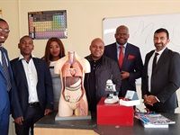 Conlog presents Malefo Secondary School with science laboratory
