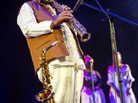 Sipho &quot;Hotstix&quot; Mabuse at the Soweto Theatre