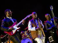 Sipho &quot;Hotstix&quot; Mabuse at the Soweto Theatre