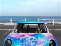 Alicia McFadzean transforms vandalised Mini Cooper