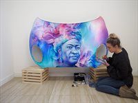 Alicia McFadzean transforms vandalised Mini Cooper